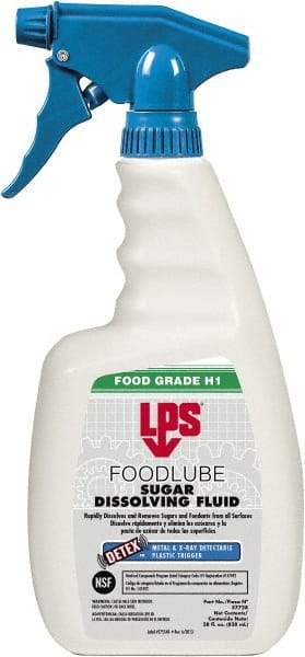 LPS - 28 oz Trigger Spray Bottle Spray Lubricant - Clear, 41°F to 203°F, Food Grade - A1 Tooling