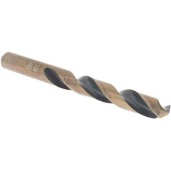 Import - 31/64" High Speed Steel, 135° Point, Round with Flats Shank Maintenance Drill Bit - A1 Tooling