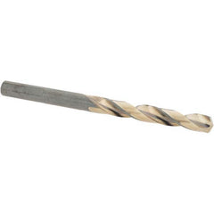 Import - 17/64" High Speed Steel, 135° Point, Round with Flats Shank Maintenance Drill Bit - A1 Tooling