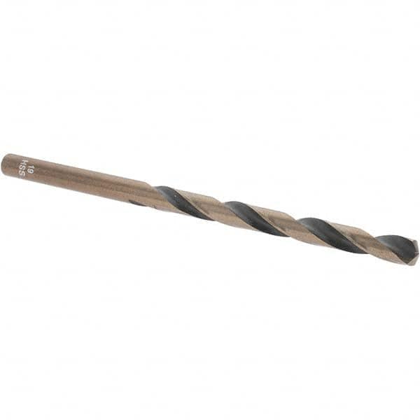 Import - 0.166" High Speed Steel, 135° Point, Straight Shank Maintenance Drill Bit - A1 Tooling