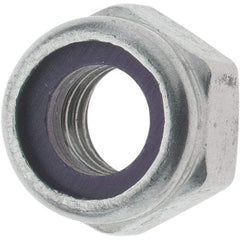 Value Collection - 5/16-18 UNC 18-8 Hex Lock Nut with Nylon Insert - 1/2" Width Across Flats, 23/64" High - A1 Tooling