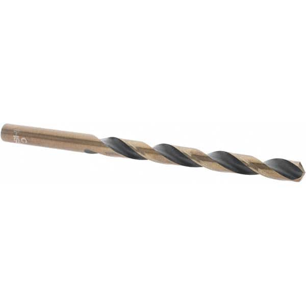 Import - 0.242" High Speed Steel, 135° Point, Straight Shank Maintenance Drill Bit - A1 Tooling