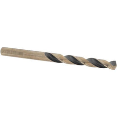 Import - 9/32" High Speed Steel, 135° Point, Round with Flats Shank Maintenance Drill Bit - A1 Tooling