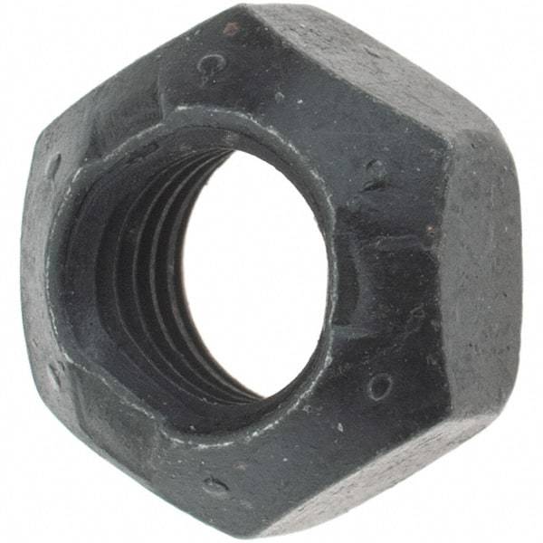 Made in USA - 5/16-24 UNF Grade L9 Hex Lock Nut with Distorted Thread - 1/2" Width Across Flats, 17/64" High, Uncoated with Wax Finish - A1 Tooling