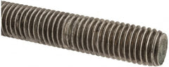 Made in USA - 5/8-11 UNC (Coarse), 6' Long, Stainless Steel Threaded Rod - Right Hand Thread - A1 Tooling