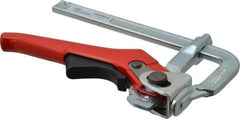 Bessey - 2-3/8" Deep Throat, 4" Max Capacity, Standard Sliding Arm Clamp - 400 Lb Clamping Pressure - A1 Tooling