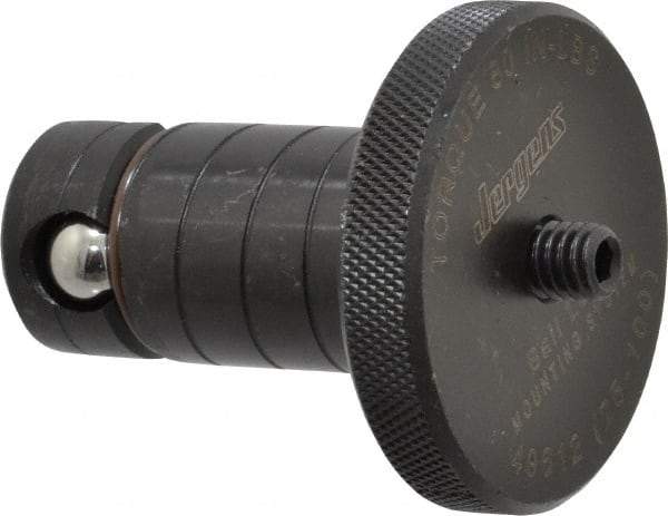 Jergens - 25mm Diam Ball Lock Modular Fixturing Shank - 1.95" Shank Length, 2" Head Diam, Compatible with 1" Thick Plate, 7,000 Lb Max Holding Force, 5/32 Key Size, Steel - A1 Tooling