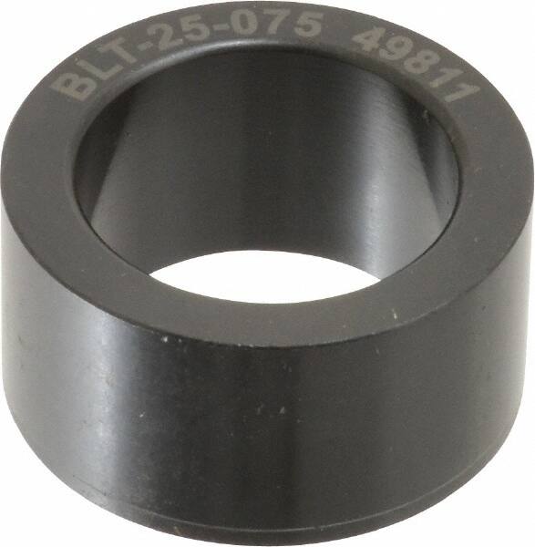 Jergens - 1.3772" OD, 3/4" Plate Thickness, Secondary Ball Lock, Modular Fixturing Liner - 25mm ID, -0.0004, 0.0000" Tolerance - A1 Tooling