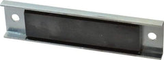 Eclipse - 28 Max Pull Force Lb, 5-1/2" Long x 1-3/8" Wide x 3/8" Thick, Rectangular Channel, Ceramic Fixture Magnet - 212°F Max Operating Temp, 0.01" Mounting Hole Diam, Stainless Steel Housing - A1 Tooling