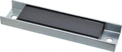 Eclipse - 49 Max Pull Force Lb, 5-1/2" Long x 1-3/8" Wide x 9/16" Thick, Rectangular Channel, Ceramic Fixture Magnet - 212°F Max Operating Temp, 0.01" Mounting Hole Diam, Stainless Steel Housing - A1 Tooling