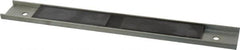 Eclipse - 15 Max Pull Force Lb, 12" Long x 1-1/2" Wide x 11/32" Thick, Rectangular Channel, Ceramic Fixture Magnet - 212°F Max Operating Temp, 0.01" Mounting Hole Diam, Stainless Steel Housing - A1 Tooling