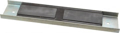 Eclipse - 60 Max Pull Force Lb, 12" Long x 2-1/2" Wide x 5/8" Thick, Rectangular Channel, Ceramic Fixture Magnet - 212°F Max Operating Temp, 0.01" Mounting Hole Diam, Stainless Steel Housing - A1 Tooling