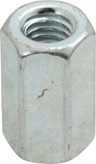 Value Collection - 5/16-18 UNC, 7/8" OAL Steel Standard Coupling Nut - Zinc-Plated Finish, 1/2" Width Across Flats - A1 Tooling