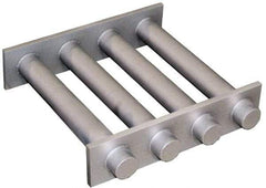 Mag-Mate - 8 Inch Long Square Grate Separator - Ceramic Magnet, 4 Tubes - A1 Tooling