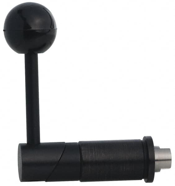 TE-CO - Tapered Cam Action Indexing Plunger - 1.1400" Body Diam, 1-1/2" Body Length, 3-1/2" Handle Length, 3/8" Plunger Projection - A1 Tooling