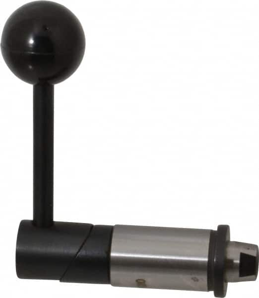 TE-CO - Tapered Cam Action Indexing Plunger - 0.7515" Body Diam, 1-1/8" Body Length, 3" Handle Length, 5/16" Plunger Projection - A1 Tooling