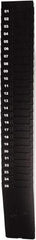 Lathem Time - 33-1/2" High x 4-1/2" Wide 25 Pocket Adjustable Time Card Rack - Black, Use with Time Cards - A1 Tooling