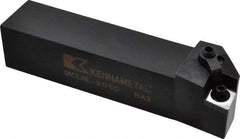 Kennametal - MCLN, Left Hand Cut, 5° Lead Angle, 1-1/4" Shank Height x 1-1/4" Shank Width, Negative Rake Indexable Turning Toolholder - 6" OAL, CN..54. Insert Compatibility, Series Kenloc - A1 Tooling