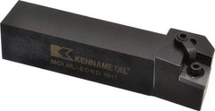 Kennametal - MCLN, Left Hand Cut, 5° Lead Angle, 1-1/4" Shank Height x 1-1/4" Shank Width, Negative Rake Indexable Turning Toolholder - 6" OAL, CN..64. Insert Compatibility, Series Kenloc - A1 Tooling