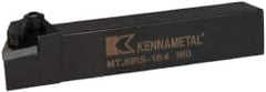 Kennametal - MTJN, Right Hand Cut, 3° Lead Angle, 1" Shank Height x 1" Shank Width, Negative Rake Indexable Turning Toolholder - 6" OAL, TN..43. Insert Compatibility, Series Kenloc - A1 Tooling