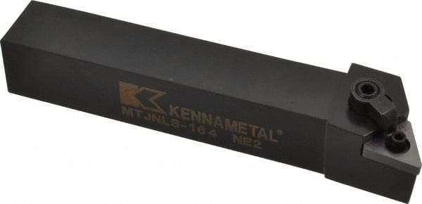 Kennametal - MTJN, Left Hand Cut, 3° Lead Angle, 1" Shank Height x 1" Shank Width, Negative Rake Indexable Turning Toolholder - 6" OAL, TN..43. Insert Compatibility, Series Kenloc - A1 Tooling