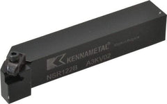 Kennametal - External Thread, Right Hand Cut, 19.05mm Shank Width x 19.05mm Shank Height Indexable Threading Toolholder - 114.3mm OAL, N.2R Insert Compatibility, NS Toolholder, Series Top Notch - A1 Tooling