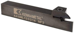 Kennametal - External Thread, 0.55" Max Depth of Cut, 3mm Min Groove Width, 127mm OAL, Left Hand Indexable Grooving Cutoff Toolholder - 19.05mm Shank Height x 19.05mm Shank Width, A4..03.. Insert Style, A4SM Toolholder Style, Series A4 - A1 Tooling