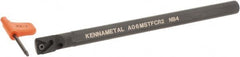 Kennametal - 12.19mm Min Bore Diam, 6" OAL, 3/8" Shank Diam, A-STFC Indexable Boring Bar - TC.. Insert, Screw Holding Method - A1 Tooling