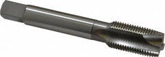 OSG - 5/8-18 UNF, 3 Flute, Bright Finish, High Speed Steel Spiral Point Tap - Plug Chamfer, Right Hand Thread, 3-13/16" OAL, 1-13/16" Thread Length, 0.48" Shank Diam, 2B Class of Fit, Series 105 - Exact Industrial Supply