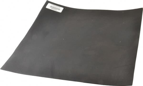 Made in USA - 12" Long, 12" Wide, 1/16" Thick, Neoprene Rubber Foam Sheet - 50 to 60 Durometer, Black, -20 to 170°F, 2,500 psi Tensile Strength, Adhesive Backing, Stock Length - A1 Tooling