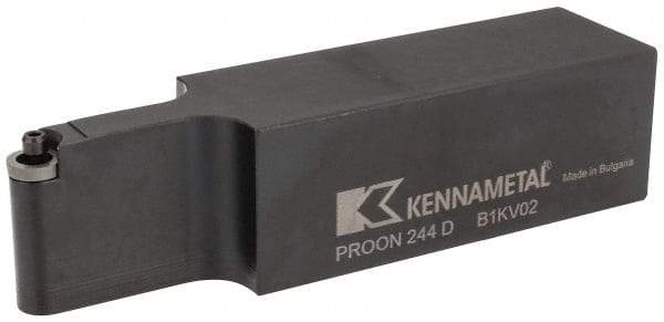 Kennametal - PROON, Neutral Cut, 1-1/2" Shank Height x 1-1/2" Shank Width, Neutral Rake Indexable Turning Toolholder - 6" OAL, RC..43 Insert Compatibility, Series Screw-On - A1 Tooling