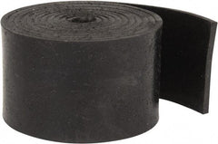 Made in USA - 1/8" Thick x 2" Wide x 60" Long, Buna-N Rubber Strip - Stock Length, 70 Shore A Durometer, 800 to 1,000 psi Tensile Strength, -20 to 170°F, Black - A1 Tooling