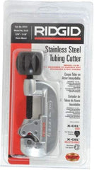 Ridgid - 3/16" to 1-1/8" Pipe Capacity, Tube Cutter - Cuts Copper, Aluminum, Brass - A1 Tooling