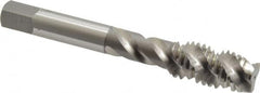 OSG - 1/2-13 UNC 3 Flute 3B Plug Spiral Flute Tap - High Speed Steel, Bright Finish, 3-3/8" OAL, Right Hand Flute, Right Hand Thread, H3, Series 106/107 - A1 Tooling