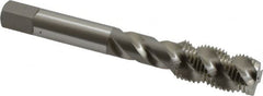 OSG - 1/2-20 UNF 3 Flute 3B Plug Spiral Flute Tap - High Speed Steel, Bright Finish, 3-3/8" OAL, Right Hand Flute, Right Hand Thread, H3, Series 106/107 - A1 Tooling