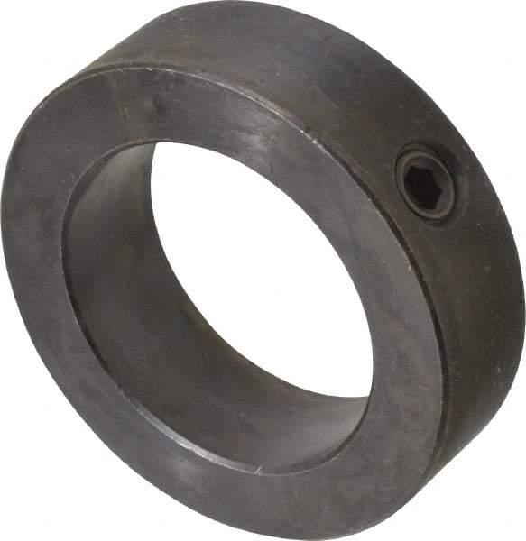 Climax Metal Products - 2-3/16" Bore, Steel, Set Screw Shaft Collar - 3-1/4" Outside Diam, 15/16" Wide - A1 Tooling