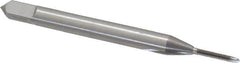 OSG - #00-96 UNS, 2 Flute, Bright Finish, High Speed Steel Spiral Point Tap - Plug Chamfer, Right Hand Thread, 1-9/16" OAL, 1/4" Thread Length, 0.141" Shank Diam, Series S110 - Exact Industrial Supply