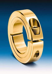 Climax Metal Products - 15/16" Bore, Steel, Two Piece Clamping Shaft Collar - 1-3/4" Outside Diam, 1/2" Wide - A1 Tooling