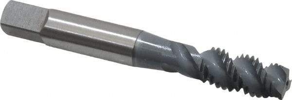 OSG - M10x1.50 Metric Coarse 3 Flute 6H Plug Spiral Flute Tap - High Speed Steel, elektraLUBE Finish, 2-15/16" OAL, Right Hand Flute, Right Hand Thread, D6, Series 143 - A1 Tooling