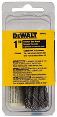 DeWALT - 1" Brush Diam, Knotted, End Brush - 1/4" Diam Shank, 20,000 Max RPM - A1 Tooling