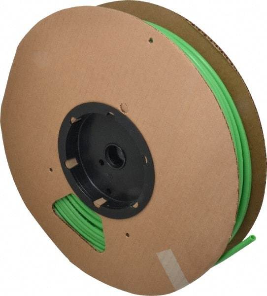 Parker - 0.18" ID x 1/4" OD, 1/32" Wall Thickness, 250' Long, Nylon Tube - Green, 250 Max psi, -65 to 200°F - A1 Tooling