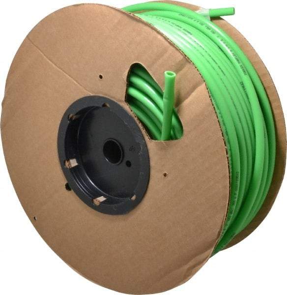 Parker - 0.275" ID x 3/8" OD, 3/64" Wall Thickness, 250' Long, Nylon Tube - Green, 250 Max psi, -65 to 200°F - A1 Tooling