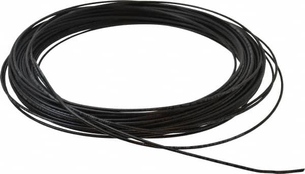 Parker - 1/16" ID x 1/8" OD, 1/32" Wall Thickness, 100' Long, Nylon Tube - Black, 500 Max psi, -65 to 200°F - A1 Tooling