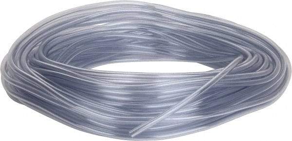 Parker - 3/16" ID x 5/16" OD, 1/16" Wall Thickness, 100' Long, Vinyl Tube - Clear, 55 Max psi, -40 to 150°F - A1 Tooling