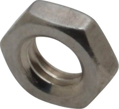 Value Collection - M5x0.80 Metric Coarse Stainless Steel Right Hand Hex Jam Nut - 8mm Across Flats, 2.7mm High, Uncoated - A1 Tooling