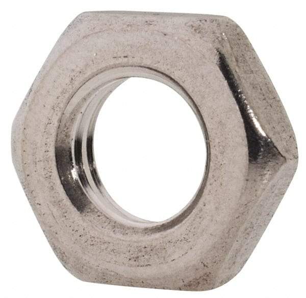 Value Collection - M6x1.00 Metric Coarse Stainless Steel Right Hand Hex Jam Nut - 10mm Across Flats, 3.2mm High, Uncoated - A1 Tooling