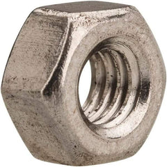 Value Collection - M4x0.70 Metric Coarse Stainless Steel Right Hand Heavy Hex Nut - 7mm Across Flats, 4mm High, Uncoated - A1 Tooling