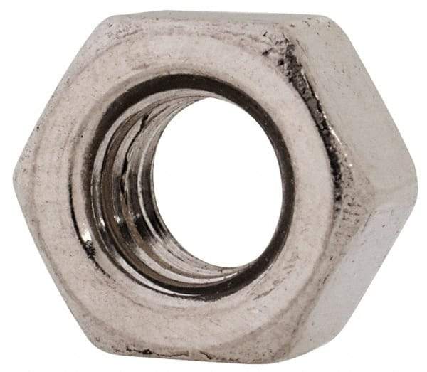 Value Collection - M6x1.00 Metric Coarse Stainless Steel Right Hand Heavy Hex Nut - 10mm Across Flats, 6mm High, Uncoated - A1 Tooling