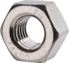 Value Collection - M10x1.50 Metric Coarse Stainless Steel Right Hand Heavy Hex Nut - 17mm Across Flats, 10mm High, Uncoated - A1 Tooling