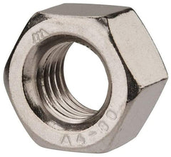 Value Collection - M12x1.75 Metric Coarse Stainless Steel Right Hand Heavy Hex Nut - 19mm Across Flats, 12mm High, Uncoated - A1 Tooling